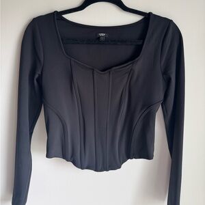 Express Body Contour High Compression Long Sleeve Top